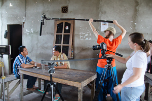 Making a movie in Indonesia